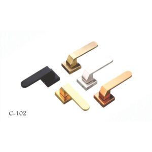 Steel Mortise Rose Handle C-102