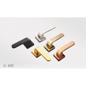 Steel Mortise Rose Handle C-103