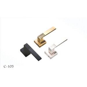 Steel Mortise Rose Handle C-105