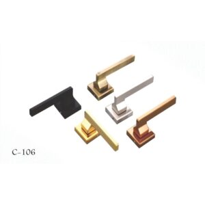 Steel Mortise Rose Handle C-106